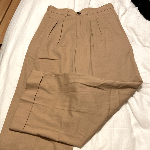 Town Clothes Pontoisie Trouser, sand, 100% fine wool - Medium - Picture 5 of 5